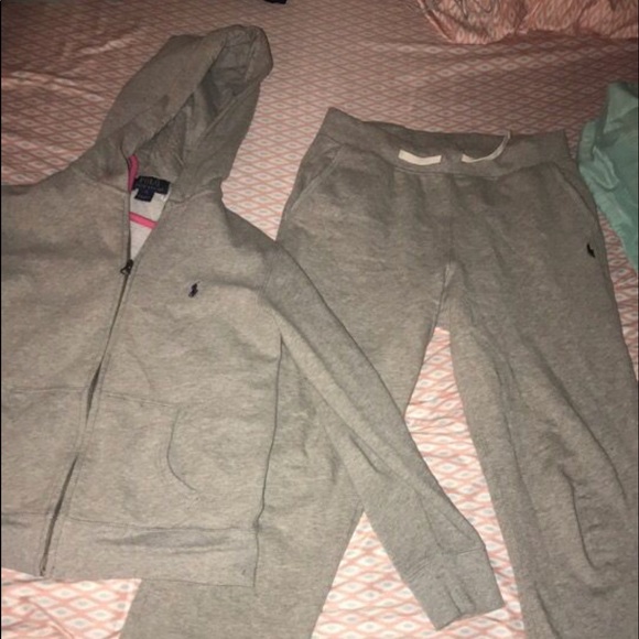 boys polo sweatsuit